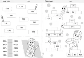 Vorschau - Stationenlernen - Wochenheft Mathe 13 (Zahlenraum 1000) - Seite 2
