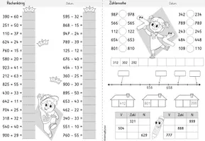 Vorschau - Stationenlernen - Wochenheft Mathe 13 (Zahlenraum 1000) - Seite 3