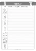 Vorschau - Anderer Materialtyp - Rapunzel – Leseübungen für die 2. Klasse - Seite 2