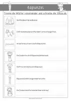 Vorschau - Anderer Materialtyp - Rapunzel – Leseübungen für die 2. Klasse - Seite 3