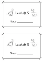 Vorschau - Arbeitsblätter - Materialpaket "Lesen von Anfang an 5": A, E, I, O, L, M, N, P, T, S, W, R, Ei, D, H - Seite 3
