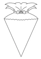 Vorschau - Mal- und Bastelvorlagen - Die Zuckertüte - Die Schultüte - Ausmalen und Basteln - Seite 3