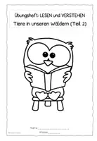 Vorschau - Arbeitsblätter - Materialpaket: LESEN und VERSTEHEN - Tiere in unseren Wäldern (Teil 1+2) - Seite 2