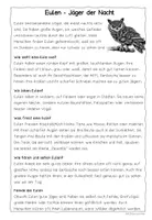 Vorschau - Arbeitsblätter - Materialpaket: LESEN und VERSTEHEN - Tiere in unseren Wäldern (Teil 1+2) - Seite 3