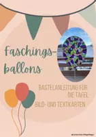Vorschau - Präsentationen/Tafelbilder - Fensterbilder Luftballons - Bastelanleitung Tafelmaterial - Deckblatt