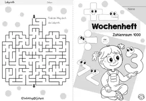 Vorschau - Arbeitsblätter - Wochenheft Mathe 16 (Zahlenraum 1000) - Seite 1