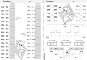 Vorschau - Arbeitsblätter - Wochenheft Mathe 16 (Zahlenraum 1000) - Seite 3