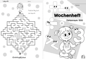 Vorschau - Arbeitsblätter - Wochenheft Mathe 18 (Zahlenraum 1000) - Seite 1