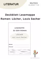 Vorschau - Unterrichtsreihen - Materialpaket: Unterrichtsreihe Roman Löcher (PPP, ABs, Klassenarbei) - Seite 1