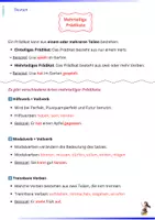 Vorschau - Arbeitsblätter - MEHRTEILIGE PRÄDIKATE - 4.Klasse - Deutsch - Seite 1