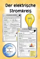 Vorschau - Arbeitsblätter - Stromkreis Der elektrische Stromkreis (Elektrizitätslehre) - Deckblatt