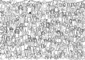 Vorschau - Stationenlernen - Wimmelbild Bildkarte "We are the World" / Menschen / Familien - Seite 2