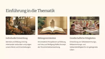 Vorschau - Fördermaterial/Inklusion - Präsentation: Identität und Bildung – Die Bedeutung von Selbstbestimmung, Mitbestimmung und Solidarität nach Klafki als PDF und PowerPoint-Datei - Seite 1