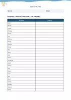 Vorschau - Arbeitsblätter - Liste von 45 Früchten auf Portugiesisch mit deutscher Übersetzung - Seite 3