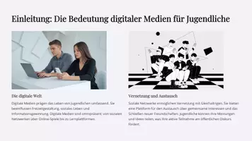 Vorschau - Fördermaterial/Inklusion - Präsentation: Erziehung durch Medien und Medienerziehung – Chancen und Risiken sozialer Netzwerke als PDF und PowerPoint-Datei - Seite 1