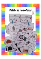 Vista previa - Juegos / Gamificación - Palabras homófonas. Juego para elegir. - Portada