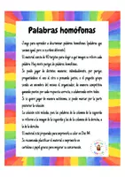 Vista previa - Juegos / Gamificación - Palabras homófonas. Juego para elegir. - página 1