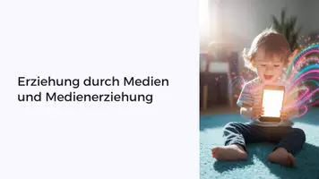 Vorschau - Fördermaterial/Inklusion - Präsentation: Erziehung durch Medien und Medienerziehung – Chancen und Herausforderungen im digitalen Zeitalter als PDF und PowerPoint-Datei - Seite 1