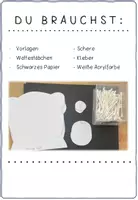 Vorschau - Mal- und Bastelvorlagen - KUNST: Eisbär im Schnee - Seite 3