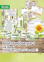 Vorschau - Stundenentwürfe - Aufbau von Blütenpflanzen / Die Wurzel / Pflanzenwurzel - Deckblatt
