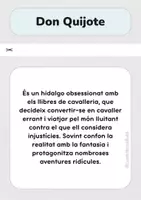 Vista previa - Unidades / Secuencias / Situaciones de Aprendizaje - Joc de memòria: Don Quijote de la Mancha – 12 targetes de descripció i nom del personatge - página 1