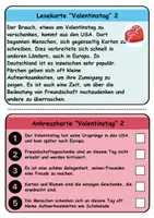 Vorschau - Spiele - Wendekarten/Lesekarten Valentinstag - DaZ/DaF, Deutsch - Seite 2