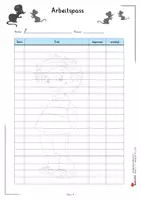 Vorschau - Arbeitsblätter - Lückenfüller Deutsch Klasse 1 | Anfangsunterricht Deutsch Grundschule Klasse 1 | Buchstaben, Silben, Wortschatz, Domino, Begabtenförderung, Vertretungsstunden, Lösungen - Seite 3