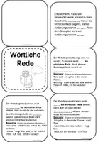 Vorschau - Arbeitsblätter - Faltheft zur WÖRTLICHEN REDE - Seite 3