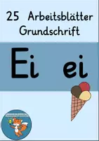 Vorschau - Unterrichtsreihen - Materialpaket Buchstaben S F G B R Ei Wochenplan - Deckblatt