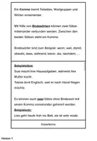 Vorschau - Arbeitsblätter - Die KOMMASETZUNG (Klebetasche und Faltheft) - Seite 3
