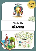 Vorschau - Spiele - Lesespiel "Finde fix - Märchen" Blitzlesen - Deckblatt