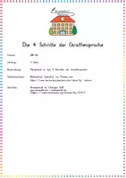 Vorschau - Präsentationen/Tafelbilder - 4 Schritte der Giraffensprache: Merkplakat - Soziales Lernen - Kl. 3/4 (GFK Visualisierung) - Seite 3