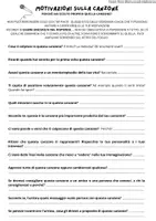anteprima - Esercizi - Scheda guidata "Motivazioni su una canzone" - Pagina di copertina
