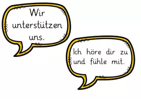 Vorschau - Präsentationen/Tafelbilder - Giraffensprache & Wolfssprache: Zuordnungskarten - Soziales Lernen - Kl. 3/4 (Kommunikation üben) - Seite 3