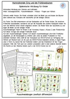 Vorschau - Stundenentwürfe - Hörverstehen, Zuhören und Kleben, Frühblüher – Hörübung Grundschule - Seite 1