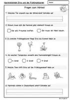 Vorschau - Stundenentwürfe - Hörverstehen, Zuhören und Kleben, Frühblüher – Hörübung Grundschule - Seite 3