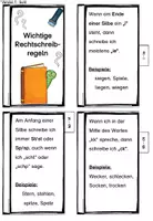 Vorschau - Arbeitsblätter - Wichtige RECHTSCHREIBREGELN - Flipbook - Seite 1