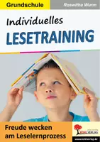 Vorschau - Arbeitsblätter - Individuelles Lesetraining | Deutsch Grundschule Förderschule Klasse 1–4 | Lesekompetenz, Lesen lernen, Legasthenie, Leseförderung, sinnerfassendes Lesen, Lösungen, Arbeitsblätter Kopiervorlagen Freiarbeit - Deckblatt