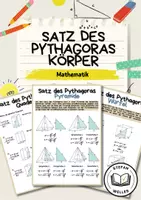 Vorschau - Arbeitsblätter - Satz des Pythagoras - Anwendung in Körpern - Deckblatt