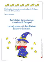 Vorschau - Arbeitsblätter - Lernefix Band 5 – Deutsch Grundschule Klasse 1-4 | Alphabet, Buchstaben schreiben, ABC, Konzentration, Grundschrift, Inklusion, Förderung | Arbeitsblätter Kopiervorlagen mit Lösungen - Seite 2