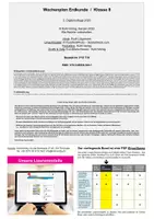 Vorschau - Arbeitsblätter - Wochenplan Erdkunde Klasse 8 | Asien, Australien, Ozeanien, Klimazonen, Flüsse, Gebirge, Wüsten, Hauptstädte, Länder | Erdkunde Sekundarstufe 38 Wochenpläne Kopiervorlagen Lösungen - Seite 1