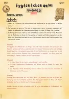 Vorschau - Unterrichtsreihen - Ägypten – Leben am Nil: Hieroglyphen (5. & 6. Klasse, Weltkunde | Nawi | Erdkunde | Geschichte) - Seite 3