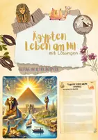 Vorschau - Unterrichtsreihen - Ägypten – Leben am Nil: Alltag im alten Ägypten (5. & 6. Klasse, Weltkunde | Nawi | Erdkunde | Geschichte) - Deckblatt