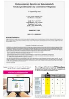 Vorschau - Stationenlernen - Stationenlernen Sport Sekundarstufe | Zirkeltraining, Geräteturnen, Leichtathletik, Kondition, Koordination, Stundenbilder | Sport Klasse 5-10 Kopiervorlagen Übungen Methodik - Seite 1