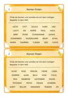 Vorschau - Arbeitsblätter - Wortarten Nomen Verben Adjektive Stationen Freiarbeit Lerntheke - Seite 2