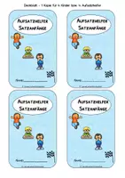 Vorschau - Fördermaterial/Inklusion - Satzanfänge – Aufsatzhelfer für gelungene Texte - Seite 3