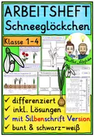 Vorschau - Arbeitsblätter - Das Schneeglöckchen Klasse 1-4 MATERIALPAKET - Seite 1