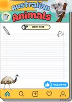 Vorschau - Arbeitsblätter - Australia animals Writing - Grade 9 - Seite 2