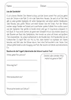 Vorschau - Arbeitsblätter - Lesen, Textverständnis, Differenzierung, Finn und Lina im Park - Seite 3