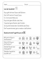 Vorschau - Arbeitsblätter - Materialpaket, Lesetexte, Textverständnis, dreifache Differenzierung, wachsendes Paket - Seite 2